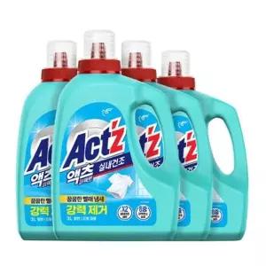 액체세제 액츠 퍼펙트 실내건조 3L x 4개
