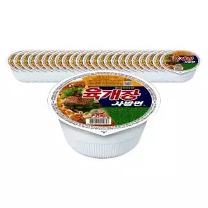 농심 육개장 사발면 86g 24개