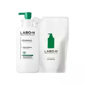 라보에이치 탈모증상완화 두피강화 샴푸 시트러스향 400ml x 리필 400ml