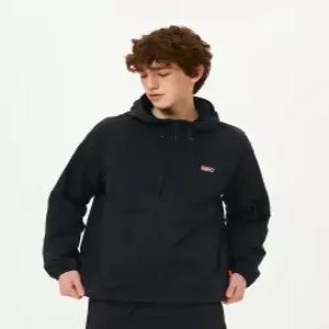 브리즈팝 후드 긴팔 자켓 BLACK