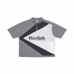 케이 반팔 스탠넥 아노락 GREY
