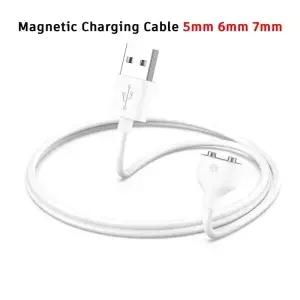 2핀 중앙 간격 5mm 마그네틱 충전 케이블 자석 흡착 USB 전원 충전기 뷰티 기기 칫솔용