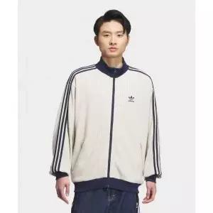 ADIDAS 오버사이즈 와플 니트 트랙탑 - 알루미나 / KC2618 533410