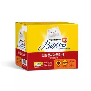뉴트리나 비스트로 애묘용 캔사료 160g x 24