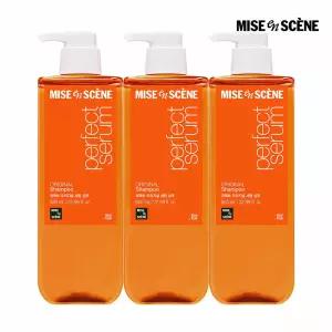 NEW 미쟝센 퍼펙트 오리지널 세럼 샴푸 680ml 3개