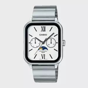 [카시오]CASIO 카시오 MTP-M305D-7A2 문페이즈 빈티지 화이트 메탈 남성시계