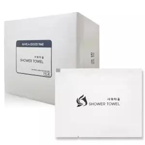 일회용 샤워타올(사면포장) 500개 샤워타월/목욕타올