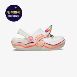 키즈  라이팅  클래식 아이 엠 유니콘 라이트 클로그 토들러 (초크) 212508-0WV_