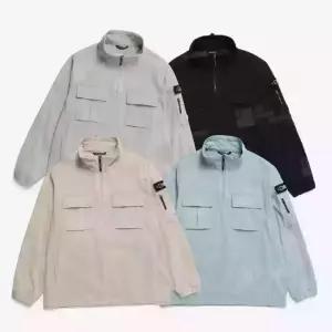 내셔널지오그래픽 공용 디머 우븐 TRAINING SET 스탠카라 ANORAK N231UFT041 N231UFT041-GR