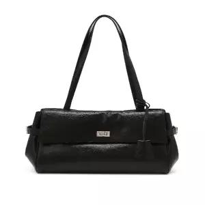 [헤지스][26FW][H-ORA] 오라 커뮤트 레더 블랙 숄더백 M /HIBA6F157BK