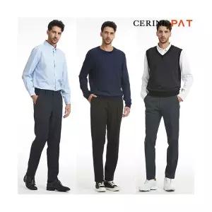 [CERINI by PAT]26SS 남성 원턱 릴렉스 팬츠 3종_637945