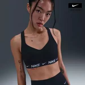 {백화점 정품} 나이키 인디 하이 서포트 여성 패드 어저스터블 스포츠 브라 FD1069-011