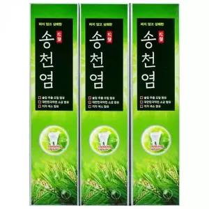 [제이큐]메디안 치약 송천염 120g x 3개입