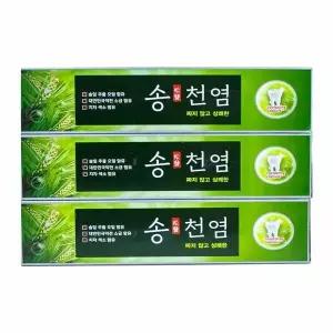 메디안 송천염 치약 3입