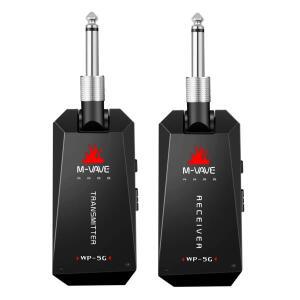 M-VAVE WP-5G 무선 기타 시스템, 충전식 오디오 송신기, 리시버 앰프, 액세서리, C 타입 케이블, 5.8G