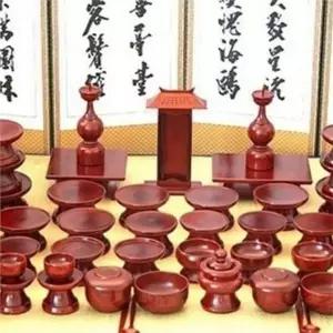 제기 주발 제사 제사상 촛대 향로 추석 제례상 그릇 37P 용품 명절 식혜 나무 상차림 제사용품원목