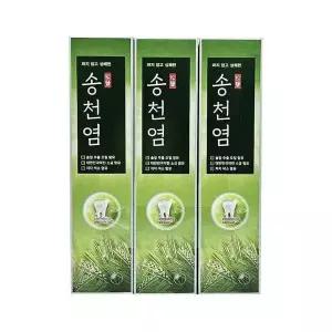 [제이큐]송염 잇몸치약 120g 3입 소금치약 약전소금 잇몸케어 구취제거 건강