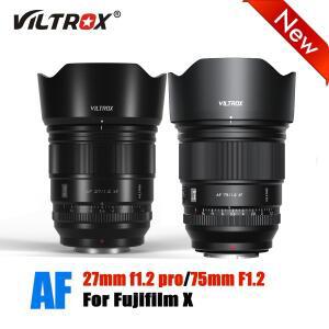 VILTROX 27mm F1.2 프로 카메라 렌즈 초대형 조리개 APS-C 프라임 후지필름 X 후지 마운트 XT5 XT4 XT3용