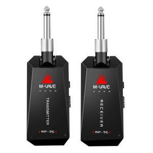 M-VAVE WP-5G 무선 기타 시스템, 충전식 오디오 송신기, 리시버 앰프, 액세서리, C 타입 케이블, 5.8G