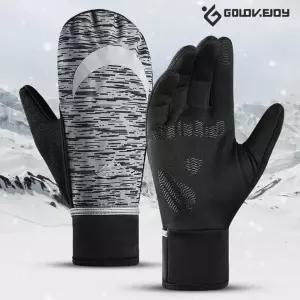 겨울 야외 활동용 방풍 장갑 스마트폰 터치 가능
