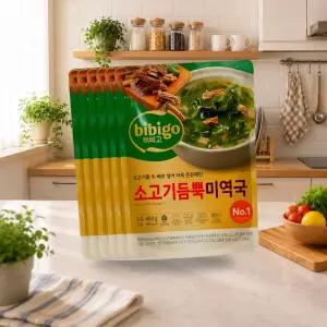 비비고 소고기듬뿍 미역국 460G 6개
