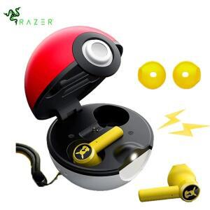 Razer Pokemon Pikachu 이어폰 무선 헤드폰 Bluetooth Tws 터치 게임 버드 Iphone Xiaomi 용 Pokeball