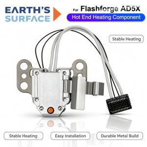 Flashforge 3D 프린터 액세서리용 AD5X 핫엔드 가열 부품 열 절연 클립 노즐 어셈블리 키트