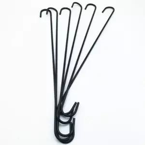 s자고리특대 철고리 블랙 50cm1개 대형S자 소품걸이 행거 가방걸이 모자걸이 옷걸이