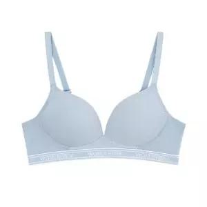 스포츠 아웃밴드 노와이어 브라 블루 WBWBR4M22A