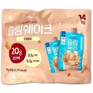 [해핑] 코스트코 랩노쉬 슬림 쉐이크 인절미맛 630g(45g x 14개) 프로틴 음료