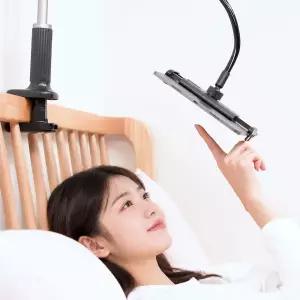 르메이어 휴대폰 자바라 거치대 탭 패드 태블릿 침대 탁상용