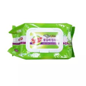 3M 막대걸레용 물걸레 청소포 더블액션 표준형 20매 밀대 패드