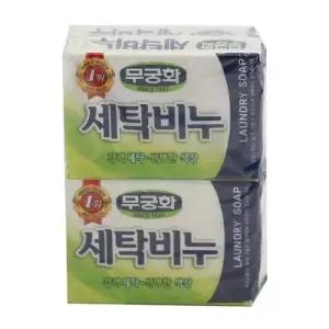 선명한색상 무궁화 세탁비누 230g 랩포장 4입