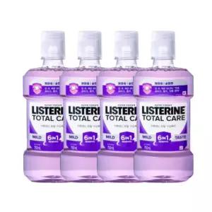 리스테린 토탈케어 마일드 750ml 4개