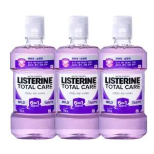 리스테린 토탈케어 마일드 750ml 3개