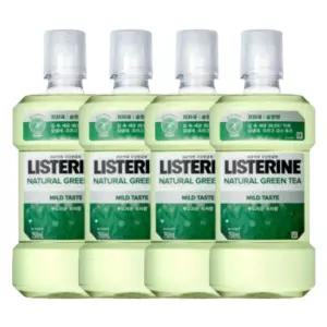 리스테린 그린티 마일드 750ml 4개