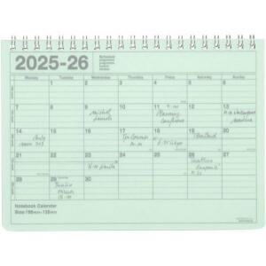 2025 데이 플래너 2025년 노트북 S 월별 B6 블록 민트 스 달력 4월 2 가변형 시작 25SDR