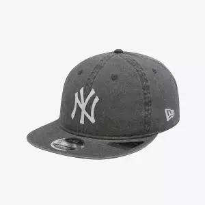 [롯데백화점]뉴에라 MLB 뉴욕 양키스 피그먼트 워시드 레트로 크라운 스트랩백 블랙 15131615