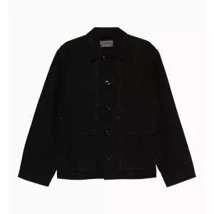 26FW 르메르 박시 블랙 공용 데님 자켓 OW1223 LD1055 999