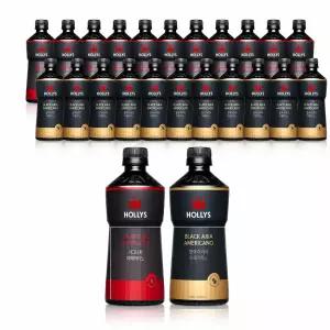 할리스 시그니처 아메리카노 550ml 12개+블랙아리아 아메리카노 550ml 12개 (총24개)
