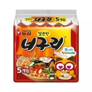 [하프클럽/셀러허브 식품]봉지라면 농심 얼큰 너구리 120g 40개