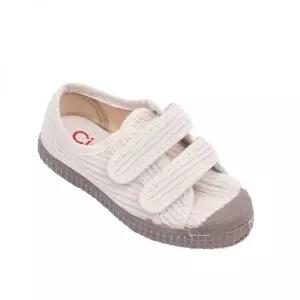 CIENTA KIDS 잉글레스 벨크로 코듀로이 아이보리 747332