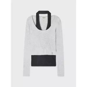 [후아유](마산점)Halterneck Layered Pullover WHKAG4821F