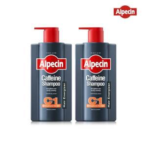 알페신 카페인 C1 샴푸힘없는 모발 약해진 두피 약산성 900ML 2개