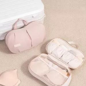 외출 출장 여행용 3D 속옷 파우치 가방 여행소품케이스 인디핑크 z-784E6