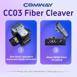 COMWAY CC-03 원스텝 광섬유 절단기 - 최적의 정확도를 위한 48000 블레이드 수명을 가진 고정밀 자동