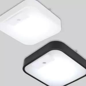(올핀)LED 센서등 15W 주광 6.5K 국산 마빈 블랙 화이트