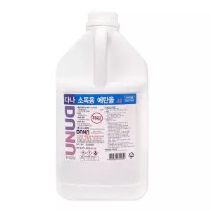 조은팜 다나제약 소독용 에탄올 83% 4L 1개