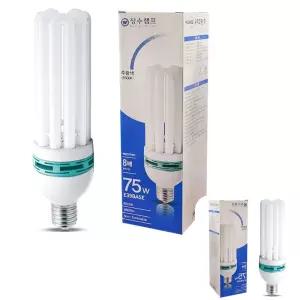 마이한 75W 삼파장 형광램프 장수 등 E39base 주광색 EL 고와트