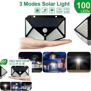 뮤 LED 센서등 태양광 벽등 계단등 복도등 조명등 100구 정원등